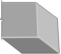 Stainless Steel Vertical Door Edge Option E